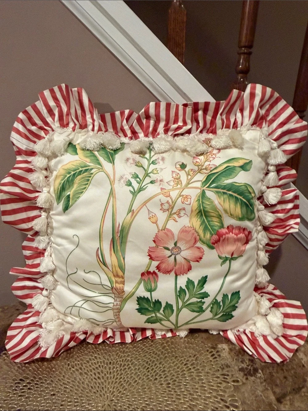 Legacy “A Ryan Company” Floral Throw Pillows, Set of 2